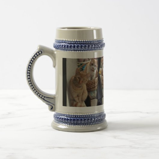 chatte gingembre Mug (Gauche)