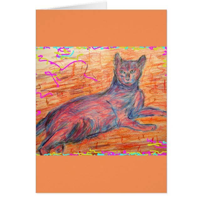 chatte pavé ensoleillé (Devant)