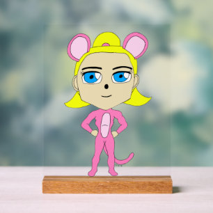 chatte rose