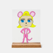 chatte rose (Recto)