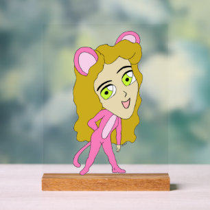 chatte rose