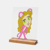 chatte rose (Angle)