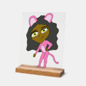 chatte rose (Angle)