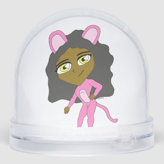 chatte rose (Arrière)