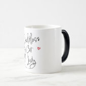 Chatte sans enfant Lady voyage mug (Devant droit)