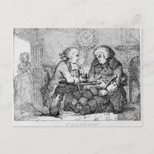 Chatten, illustratie briefkaart