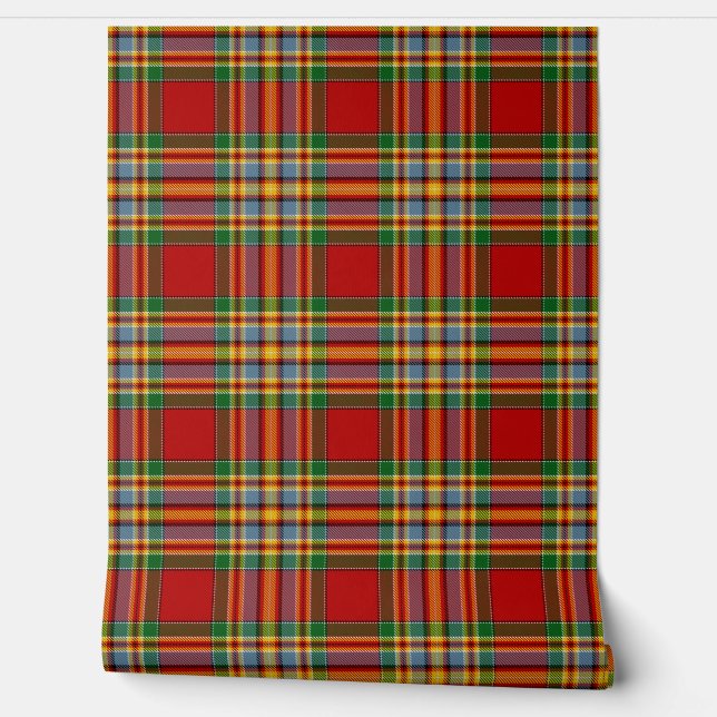 Chatten Tartan Plaid Schotse Clan Behang (Afrollen)