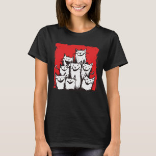 Chattes rigolos Love Cartoon [00330] T-shirt