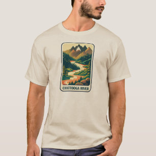 Chattooga River South Carolina Kleuren T-shirt