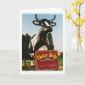 Chatty Belle, de grootste Koe ter wereld! Kaart (Gele Bloem)