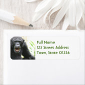 Chatty Chimpansee Mailing Labels (Insitu)
