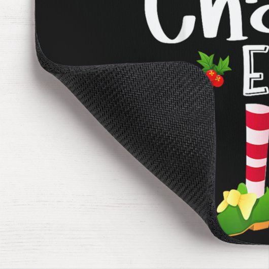 Chatty Christmas Elf Matching Pajama X-mas Party Muismat (Hoek)