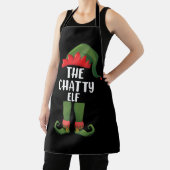 Chatty Elf Family Matching Group Kerstmis Schort (Insitu)