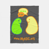 Chatty Kidney Blanket Fleece Deken (Voorkant)