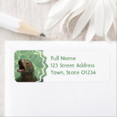 Chatty Sea Lion Adresse de retour Étiquette (En situation)