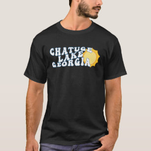 Chatuge Lake Georgia GA Zonsopgang Vakantie Souven T-shirt