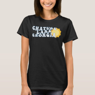 Chatuge Lake Georgia GA Zonsopgang Vakantie Souven T-shirt