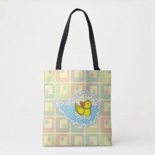 Chaucer de Rubber Duck All-Over-Print Bag Tote Bag