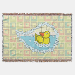 Chaucer de Rubber Duck Blanket Deken