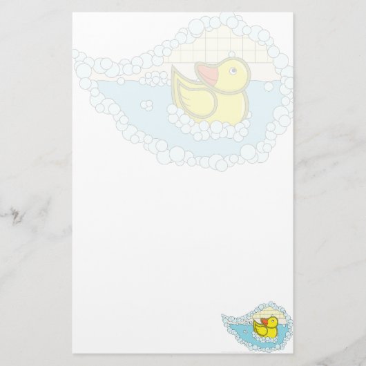 Chaucer de Rubber Duck Briefpapier (Voorkant)
