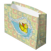 Chaucer de Rubber Duck Gift Bag Large Cadeautasje (Achterkant Gekanteld)