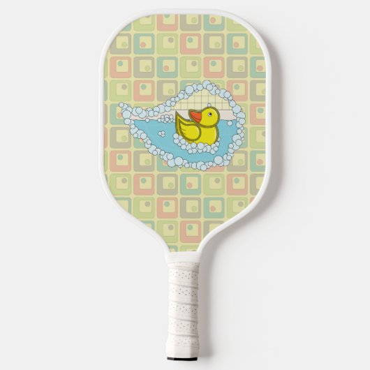 Chaucer de Rubber Duck Pickleball Paddle (Achterkant)