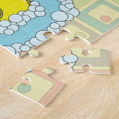 Chaucer de Rubber Duck Puzzle Legpuzzel (Zijkant)