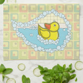 Chaucer le canard en caoutchouc Serviette de cuisi (Plié)