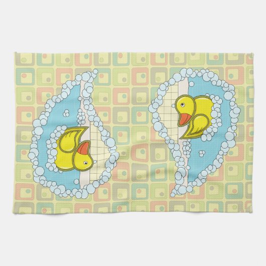 Chaucer le canard en caoutchouc Serviette de cuisi (Horizontal)