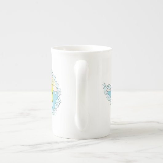 Chaucer le canard en caoutchouc Spécialité Mug (Dos)