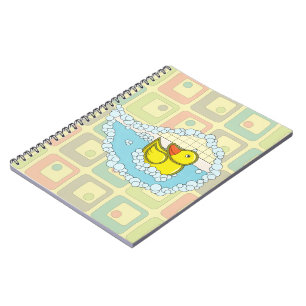 Chaucer le Carnet de canard en caoutchouc