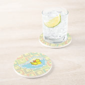 Chaucer le Dessous de verre de grès de canard en c (Côté)