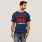 Chaucer Student T-shirt (Voorkant volledig)