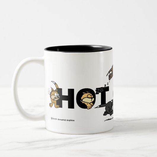 Chaud cacao Kitty Mug (Gauche)