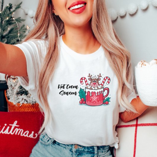 Chaud cacao saison Noël T-shirt