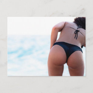 CHAUD ! Carte postale photo fille Bikini