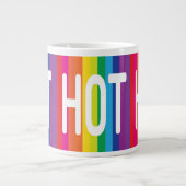 Chaud chaud Rainbow Jumbo Mug (Devant)