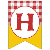 Chaud Chien Fête Anniversaire Drapeaux - Enfants C (Deuxième drapeau)