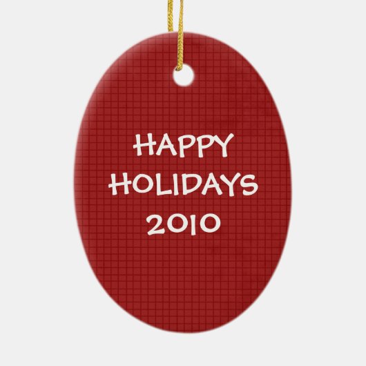 Chaud Coca en céramique ornement de Noël (Dos)