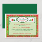 Chaud de Noël moche Fête Invitation (Devant / Derrière)