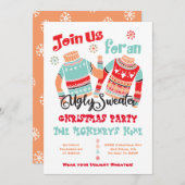 Chaud doux Noël Invitation (Devant / Derrière)