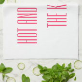 Chaud et frais la serviette de thé de cuisine (Plié)