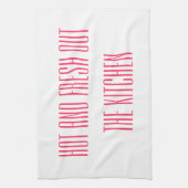 Chaud et frais la serviette de thé de cuisine (Vertical)