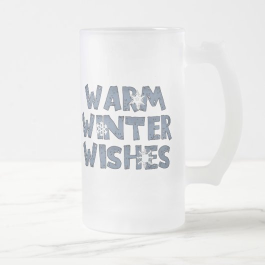 Chaud hiver Warm Mug givrée (Droit)