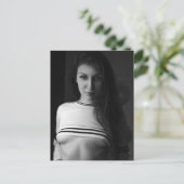 Chaud ! Mannequin glamour B&W Photo Carte postale (Debout devant)