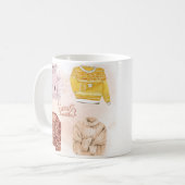 Chaud Météo Chute Mug personnalisé (Devant gauche)