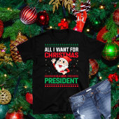 Chaud moche drôle Nouveau Président T-shirt Noël