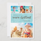 Chaud Noël 4 Photo Carte de vacances (Devant)