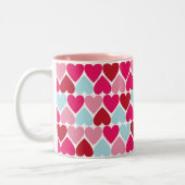 Chaud rose amour Mug (Gauche)