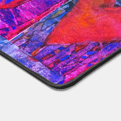 Chaud rose et bleu à coeur multiple Mat de bureau (Coin)